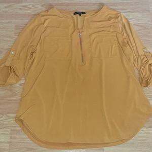 Mustard color blouse